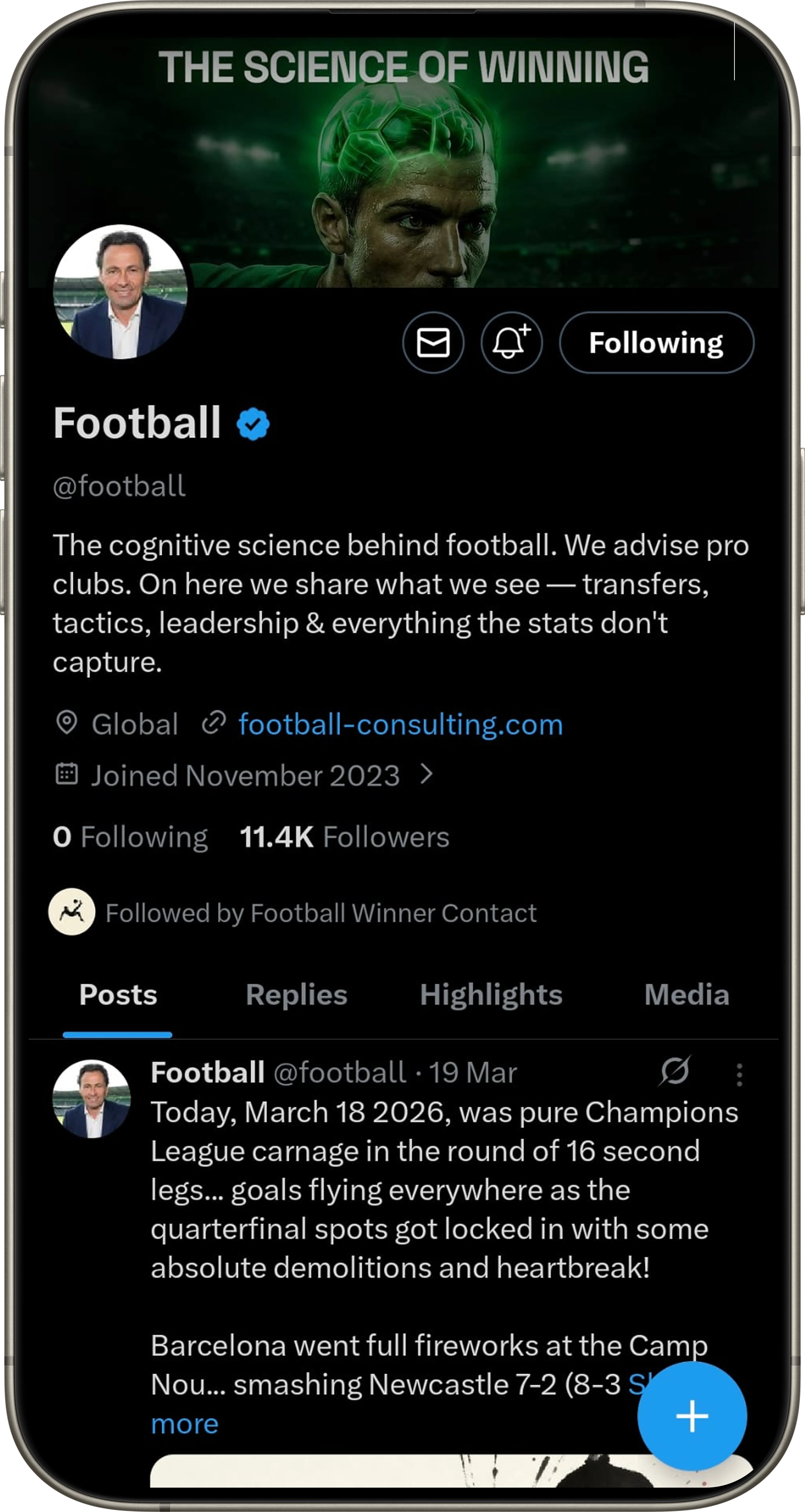 X @football